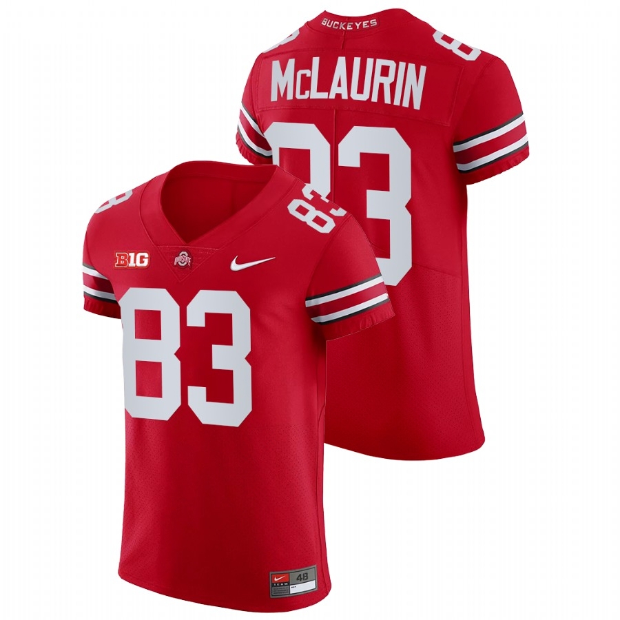 Ohio State Buckeyes Men's NCAA Terry McLaurin #83 Scarlet All Elite College Football Jersey XDF5349QC